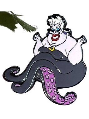 Ursula Villain Lapel Pin Little Mermaid Ariel Brooch Badge Accessories Jewelry